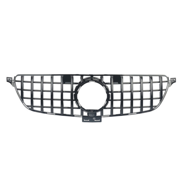 Grille Fit For Mercedes Benz W166 2016-2019 GLE Class Gloss Black GT Style Front Grille