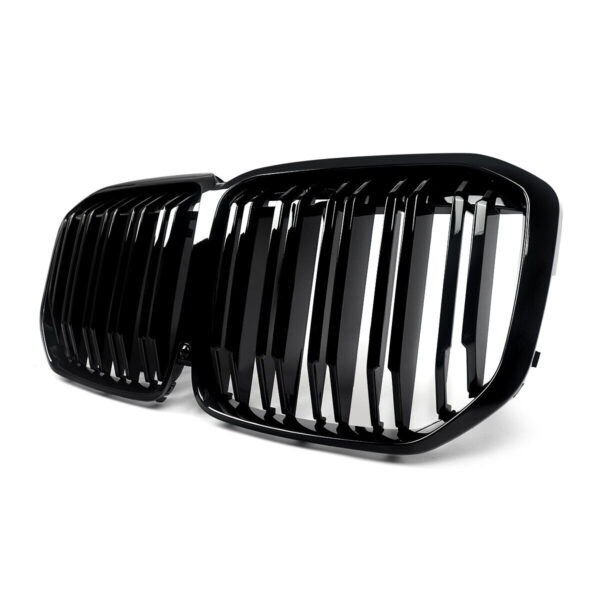 Grille Fit For BMW X7 G07 2019- 2022 M Performance Pair Gloss Black Front Upper