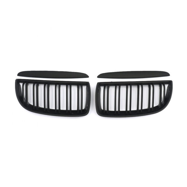 Front Kidney Grille Fits For 2005-2008 BMW E90 E91 325i 328i 335i Pre-LCI Matte Black