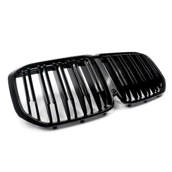 Grille Fit For BMW X7 G07 2019- 2022 M Performance Pair Gloss Black Front Upper - Image 8