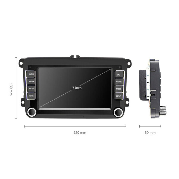 For VW Volkswagen CC Passat 7" Android 11 Carplay Car Stereo GPS Navi BT Radio - Image 4