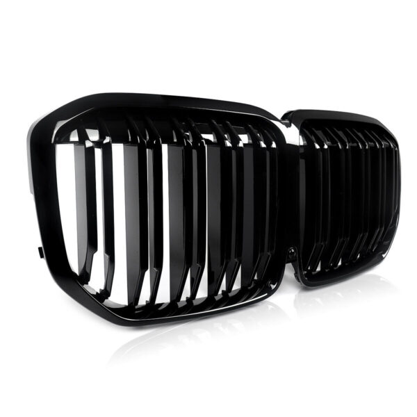 Grille Fit For BMW X7 G07 2019- 2022 M Performance Pair Gloss Black Front Upper - Image 3