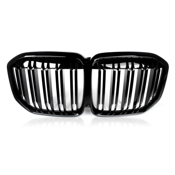 Grille Fit For BMW X7 G07 2019- 2022 M Performance Pair Gloss Black Front Upper - Image 5