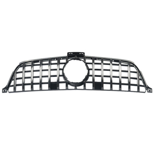 For Mercedes Benz W166 2012-2015 ML350 400 550 Front GT Grille Chrome Black - Image 5