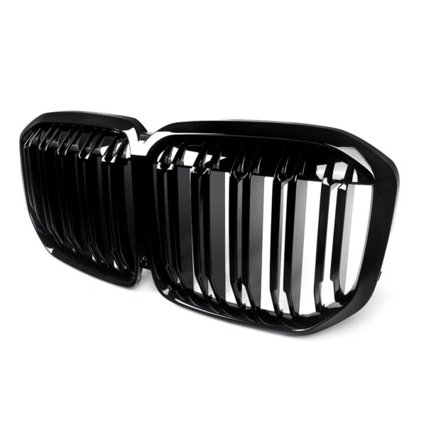 Grille Fit For BMW X7 G07 2019- 2022 M Performance Pair Gloss Black Front Upper - Image 7