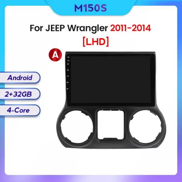 For Jeep Wrangler JK 2011-2014 2016 Car Stereo Radio Carplay GPS Android Multimedia Player - Image 2