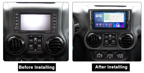 For Jeep Wrangler JK 2011-2014 2016 Car Stereo Radio Carplay GPS Android Multimedia Player - Image 3