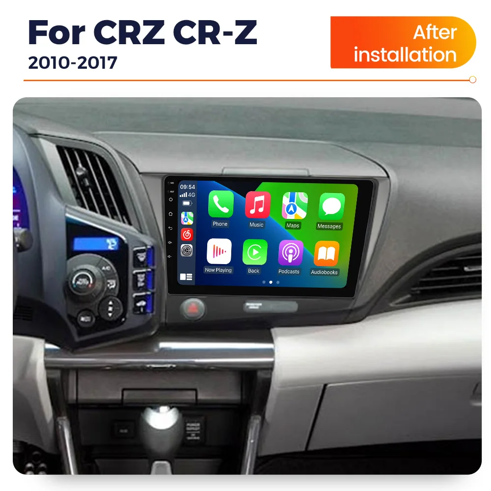 For Honda Crz Cr Z Car Stereo Radio Carplay Gps Android