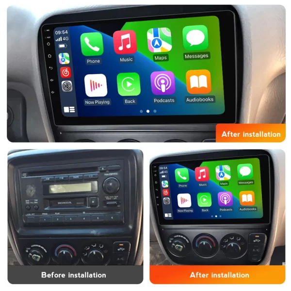 For Honda CRV CR-V 1997-2001 Car Stereo Radio Apple Carplay Android Touch Screen Multimedia Player - Image 3