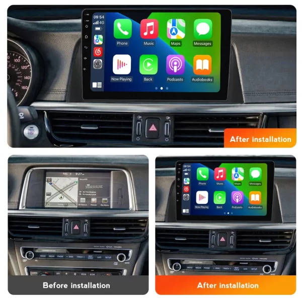 For Kia Optima 2016-2020 Car Stereo Radio Carplay GPS Android Multimedia Player - Image 3