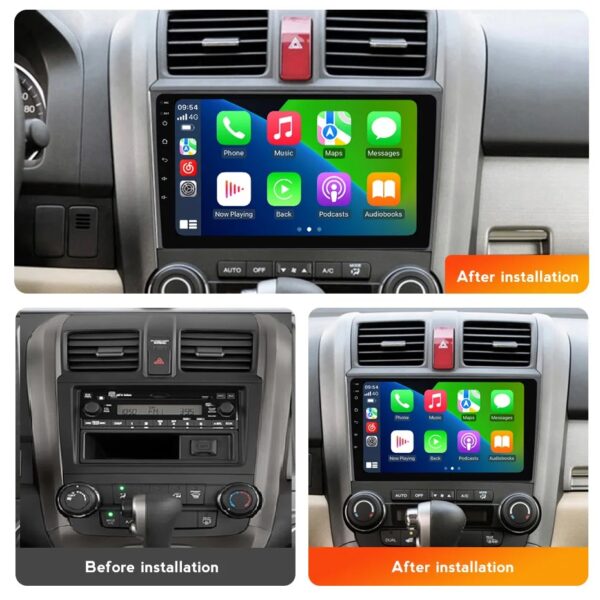 For Honda CRV CR-V 2007-2011 Car Stereo Radio Carplay GPS Android Multimedia Player - Image 3