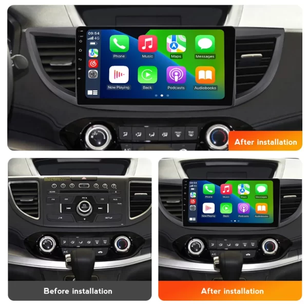 For Honda CRV 2012-2016 Car Stereo Radio Carplay GPS Android Multimedia Player - Image 3