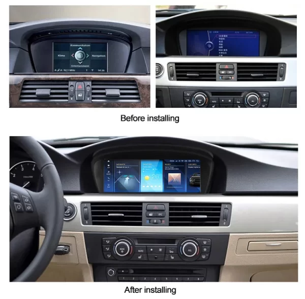 For BMW 5 Series 2005-2010 E60 Apple Carplay E61 E63 E64 Touch Screen ID8 Car Stereo Radio Keep Original System - Image 3