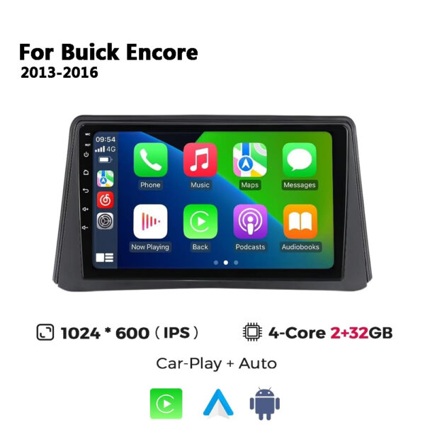 For Buick Encore 2013 2014 2015 2016 Car Stereo Radio Carplay GPS Android Multimedia Player - Image 2